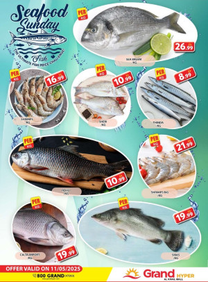 Seafood Sunday - Grand Hyper Al Khail Mall