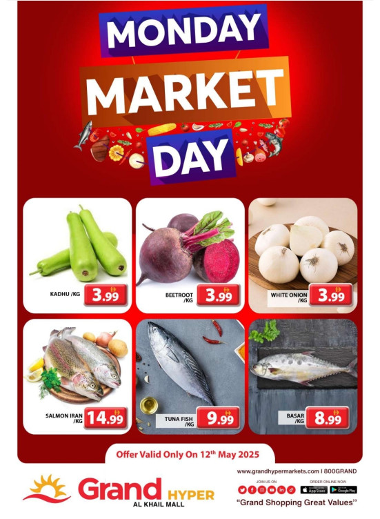 Monday Market Day - Grand Hyper Al Khail Mall