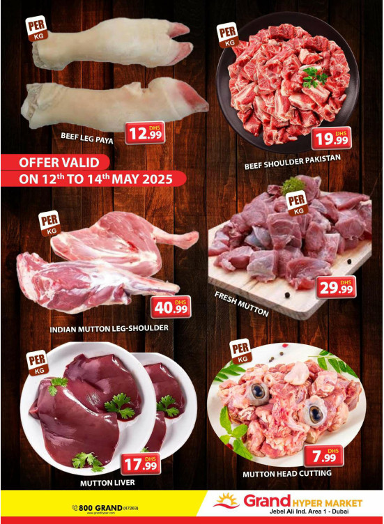 Meat Deals - Grand Hypermarket Jebel Ali