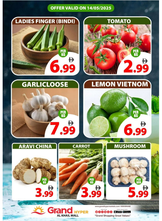 Veggie Wednesday - Grand Hyper Al khail Mall