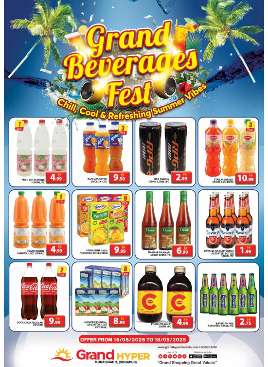 Grand Beverages Feast - Grand Hyper Muhaisnah