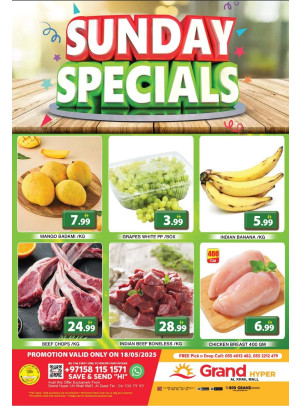 Sunday Specials - Grand Hyper Al Khail Mall