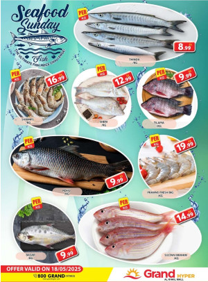 Seafood Sunday - Grand Hyper Al Khail Mall