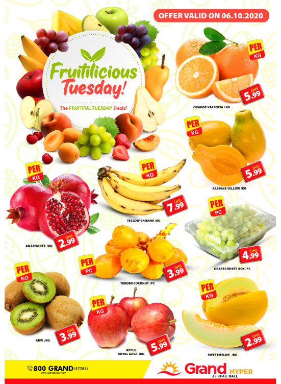 Fruitilicious Tuesday - Grand Hyper Al Khail Mall