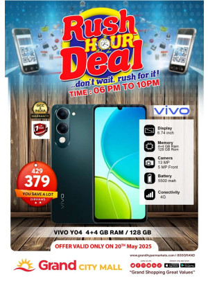 Rush Hour Deal - Grand City Mall