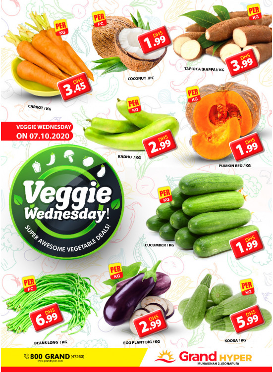 Veggie Wednesday - Grand Hyper Muhaisnah