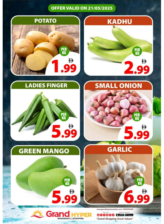Veggie Wednesday - Grand Hyper Muhaisnah