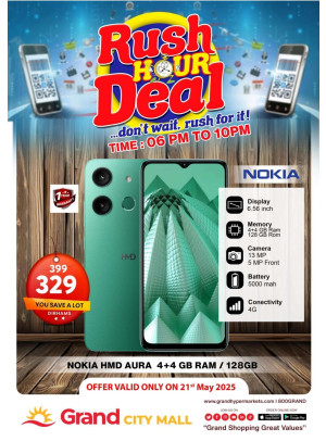 Rush Hour Deal - Grand City Mall