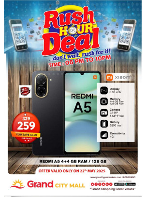 Rush Hour Deal - Grand City Mall