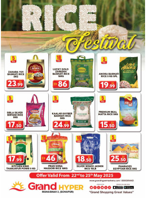 Rice Festival - Grand Hyper Muhaisnah