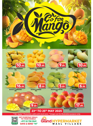 Go For Mango - Wasl Village, Dubai