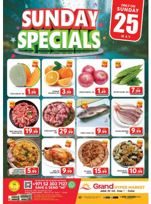 Sunday Specials - Grand Hypermarket Jebel Ali