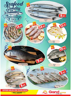Seafood Sunday - Grand Hyper Al Khail Mall