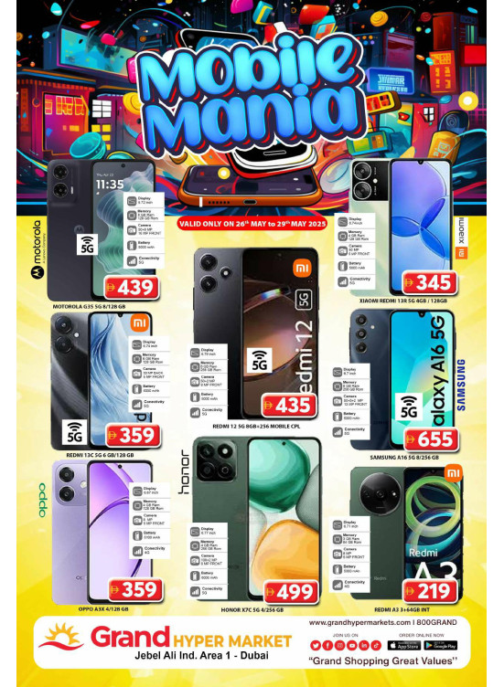 Mobile Mania - Grand Hypermarket Jebel Ali
