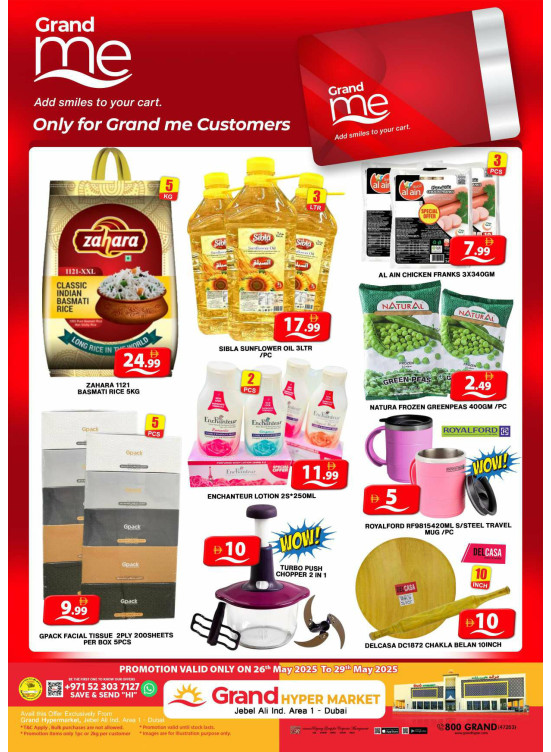 Grand Me Deals - Grand Hypermarket Jebel Ali