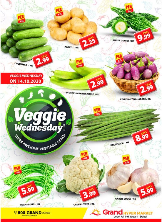 Veggie Wednesday - Grand Hypermarket Jebel Ali