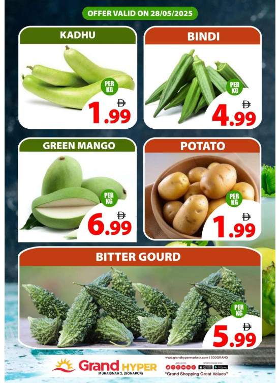 Veggie Wednesday - Grand Hyper Muhaisnah