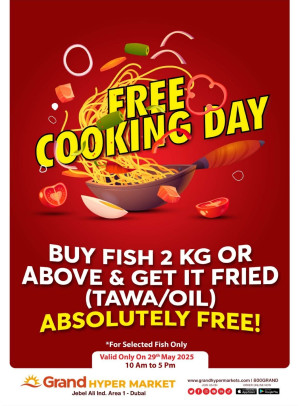 Free Cooking Day - Grand Hypermarket Jebel Ali