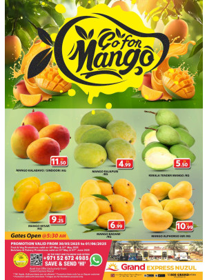 Go For Mango - Grand Express Nuzul