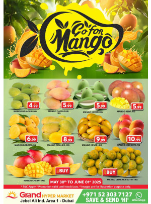 Go For Mango - Grand Hypermarket Jebel Ali