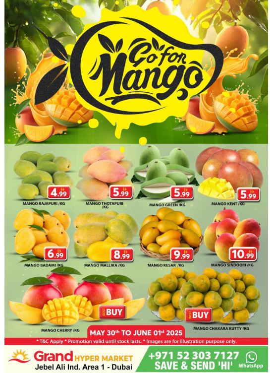 Go For Mango - Grand Hypermarket Jebel Ali
