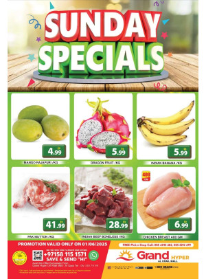 Sunday Specials - Grand Hyper Al Khail Mall