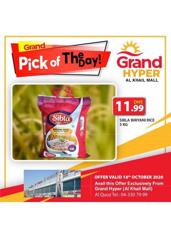 Pick of The Day - Grand Hyper Al Khail Mall