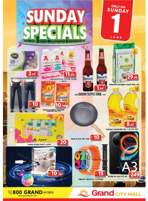 Sunday Specials - Grand City Mall