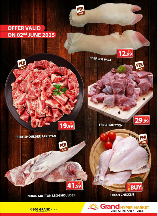 Meat Deals - Grand Hypermarket Jebel Ali