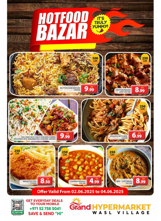 Hotfood Bazar - Wasl Village, Dubai