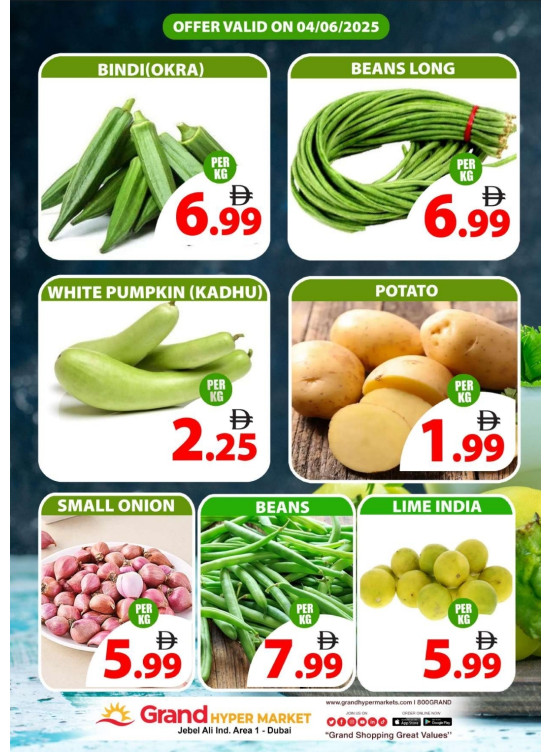 Veggie Wednesday - Grand Hypermarket Jebel Ali