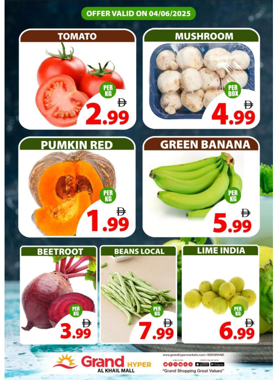 Veggie Wednesday - Grand Hyper Al khail Mall