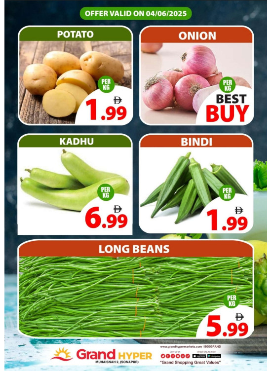 Veggie Wednesday - Grand Hyper Muhaisnah