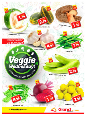 Veggie Wednesday - Grand Hyper Al khail Mall