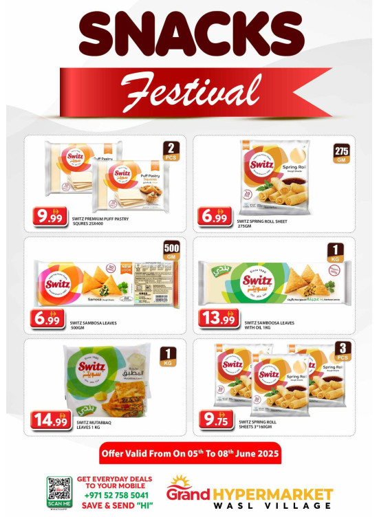 Snacks Festival - Wasl Village, Dubai