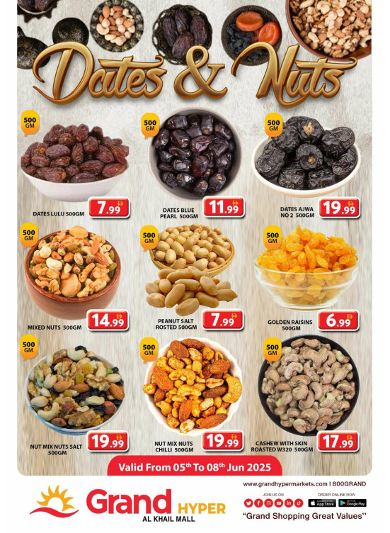Dates & Nuts - Grand Hyper Al Khail Mall
