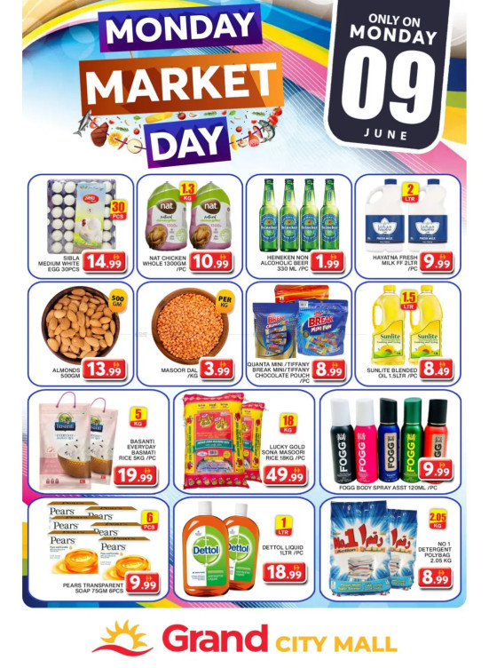 Monday Market Day - Grand City Mall