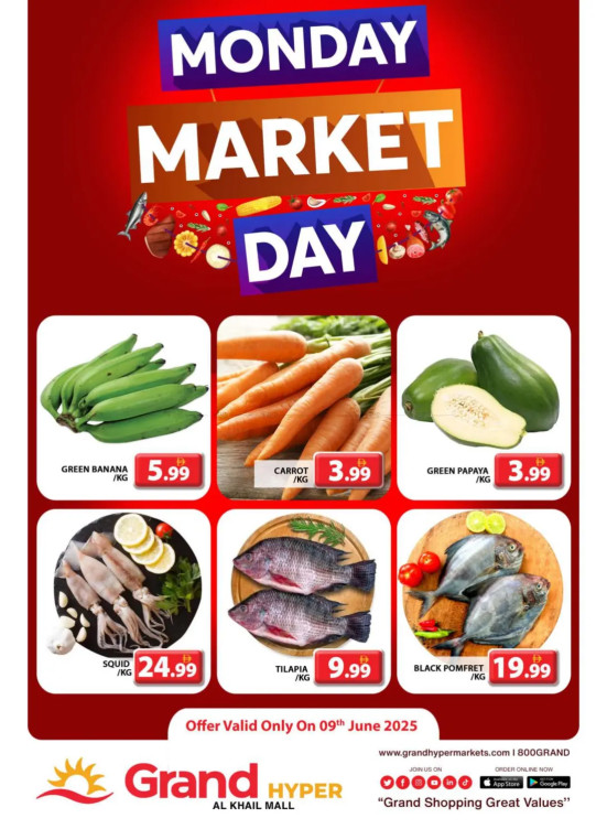 Monday Market Day - Grand Hyper Al Khail Mall