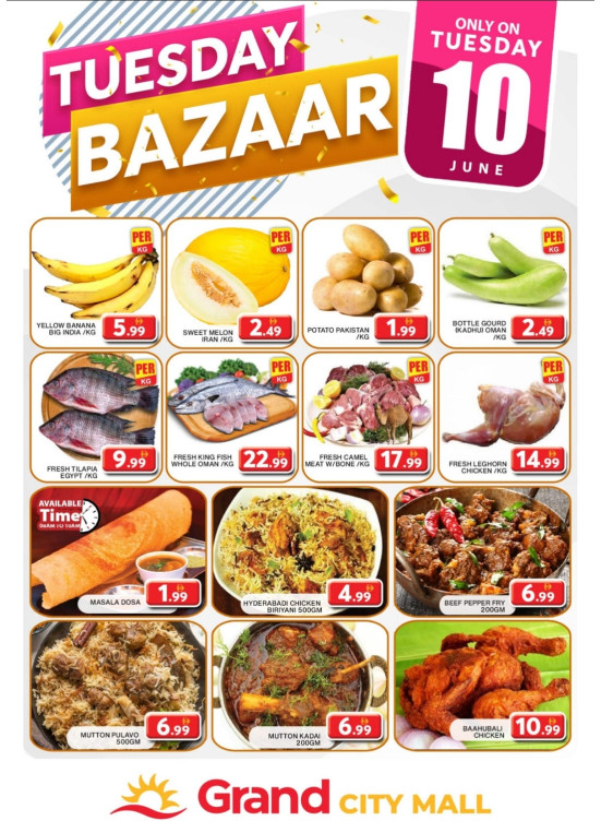 Tuesday Bazar - Grand City Mall