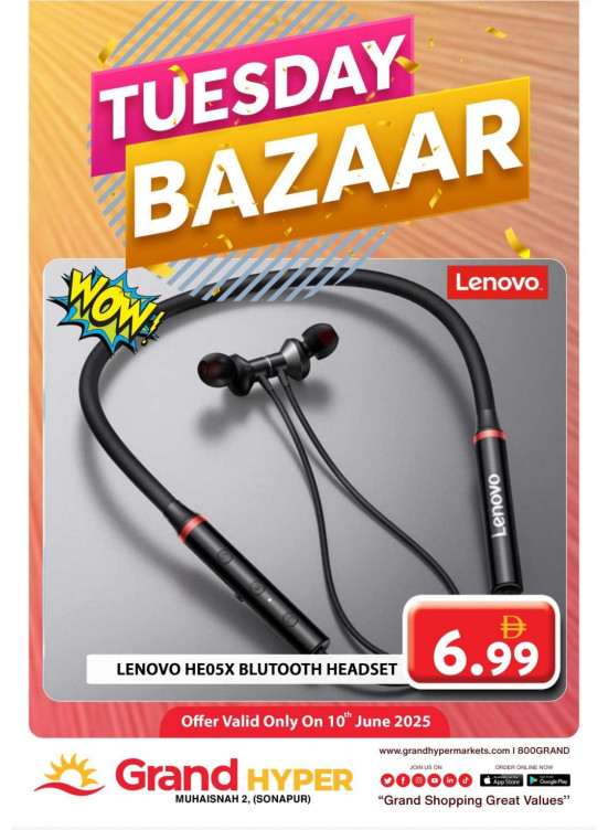Tuesday Bazar - Grand Hyper Muhaisnah