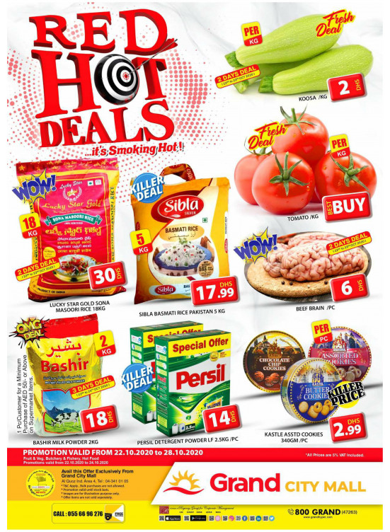 Red Hot Deals - Grand City Mall