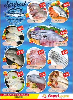 Seafood Sunday - Grand Hyper Muhaisnah