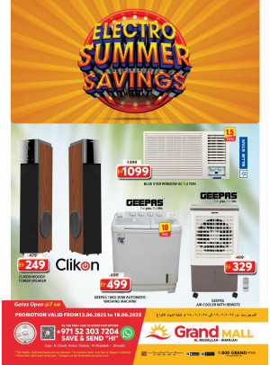Electro Savings - Grand Mall Sharjah