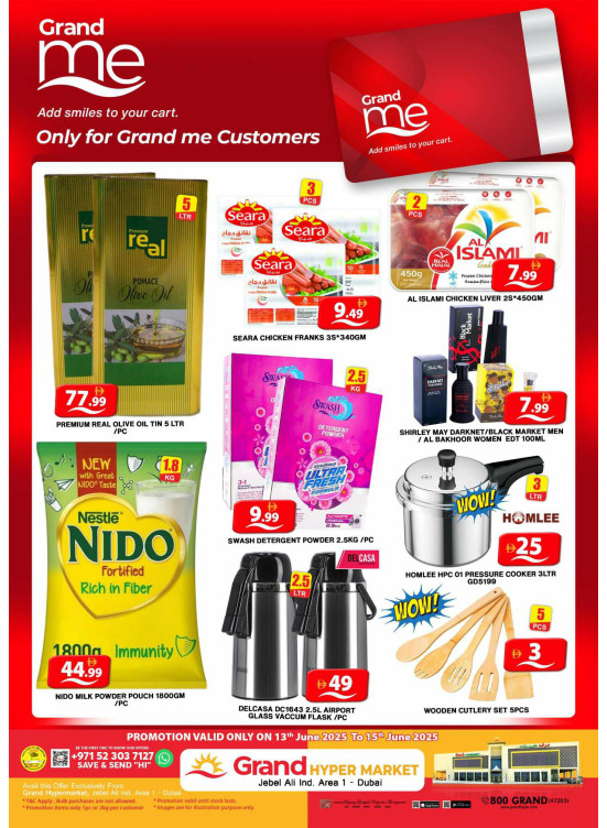 Grand Me Deals - Grand Hypermarket Jebel Ali