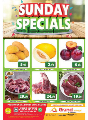 Sunday Specials - Grand Hyper Al Khail Mall