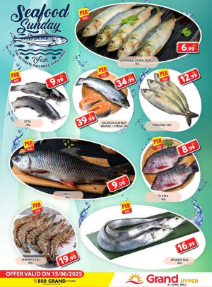 Seafood Sunday - Grand Hyper Al Khail Mall