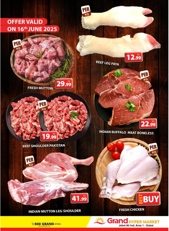 Meat Deals - Grand Hypermarket Jebel Ali