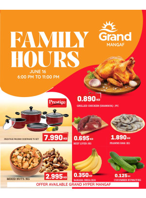 Family Hours Offer - Mangaf