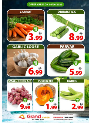 Veggie Wednesday - Grand Hyper Al khail Mall