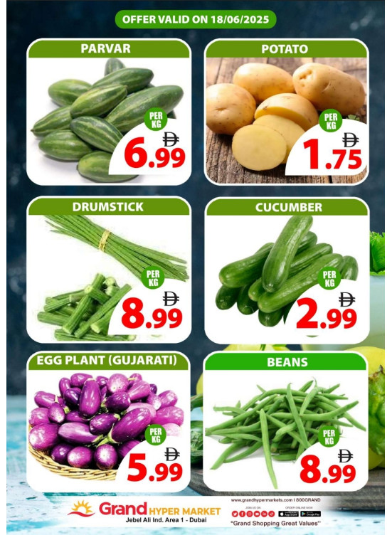Veggie Wednesday - Grand Hypermarket Jebel Ali